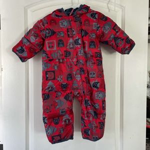 Columbia baby snow suit size 6-12 months used once